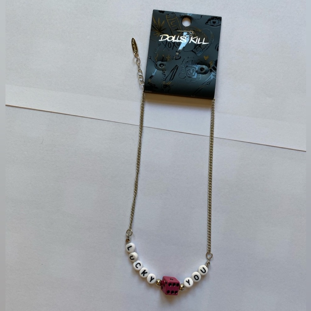 🍀Lucky You Beaded Necklace - Picture 2 of 2